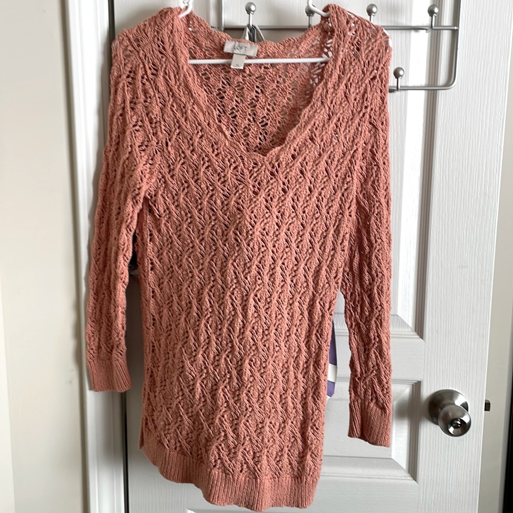 Crochet sweater from Loft.